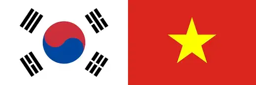 베트남 한국 국기